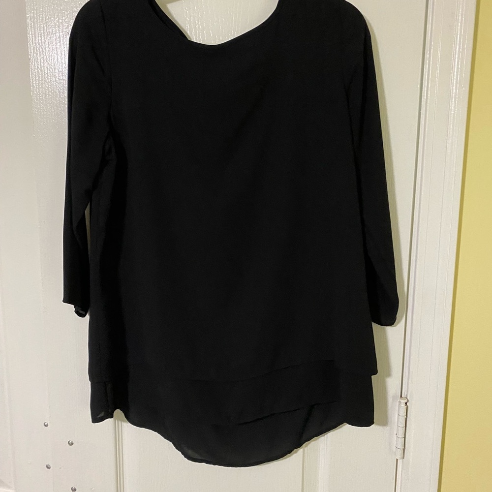Elegant Black Women's Top